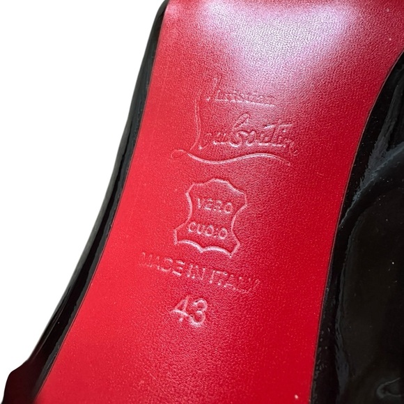 Christian Louboutin Elegant Black Stiletto Heels size 43 - Picture 13 of 13